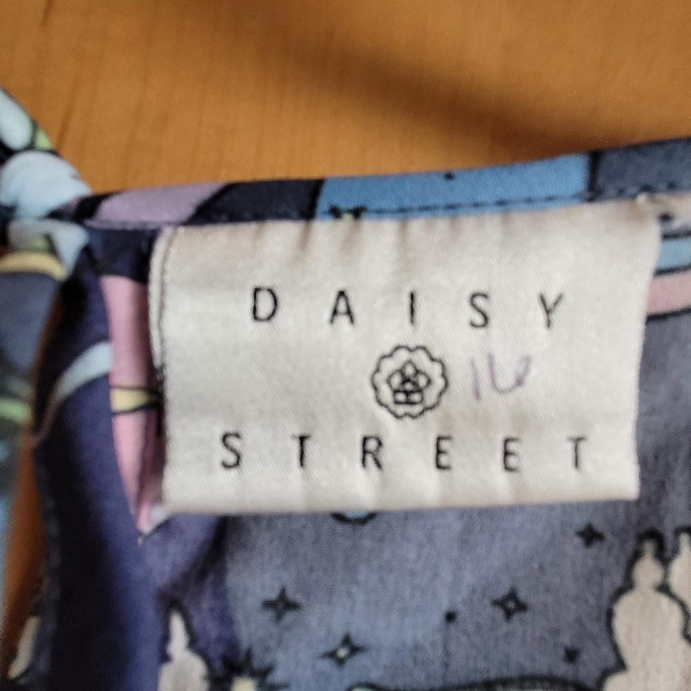 Daisy Street Bold Galaxy Print Dress - Picture 3 of 4